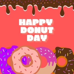 a donut day graphic